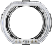 Капачки за LED лупи 2.5" BMW LED White — к-т 2бр.