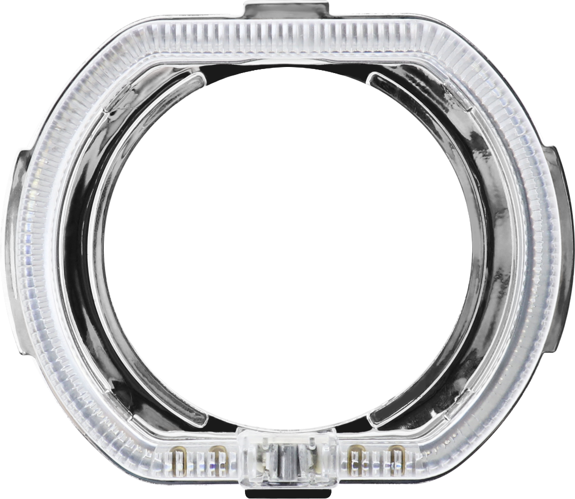 Капачки за LED лупи 2.5" BMW LED White — к-т 2бр.