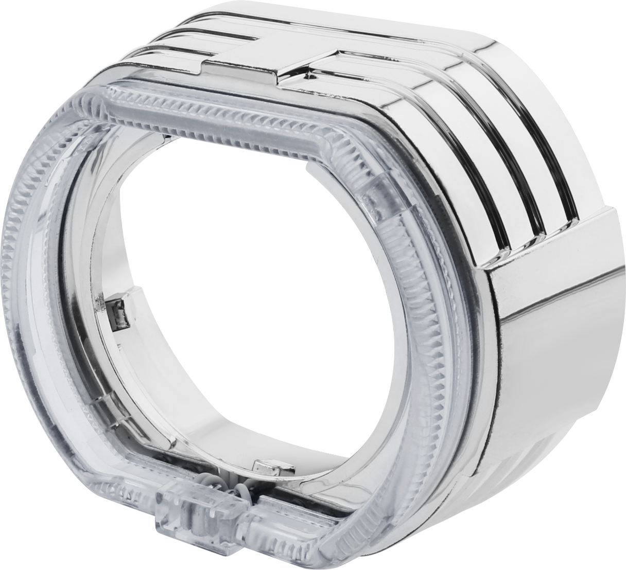 Капачки за LED лупи 2.5" BMW LED White — к-т 2бр.