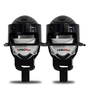 Bi-LED Лупи за вграждане 55W 3.0 инча +500% яркост 8500lm 6000K къси и дълги — к-т 2бр.
