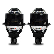 Bi-LED Лупи за вграждане 80W 3 инча +500% яркост 10000lm 6000K къси и дълги — к-т 2бр.