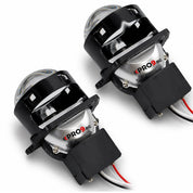 Bi-LED Лупи за вграждане 100W 3 инча +500% яркост 10000lm 6000K къси и дълги — к-т 2бр.