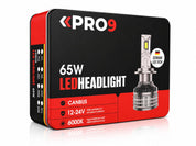 LED крушки PRO9 H4 65W 6000K 12000lm 12-24V