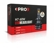 LED крушки PRO9 H7 60W 6000K 14000lm 12-24V