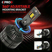 LED крушки PRO9 H7 60W 6000K 14000lm 12-24V