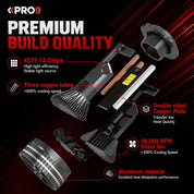 LED крушки PRO9 H1 130W 6000K 18000lm 12-24V