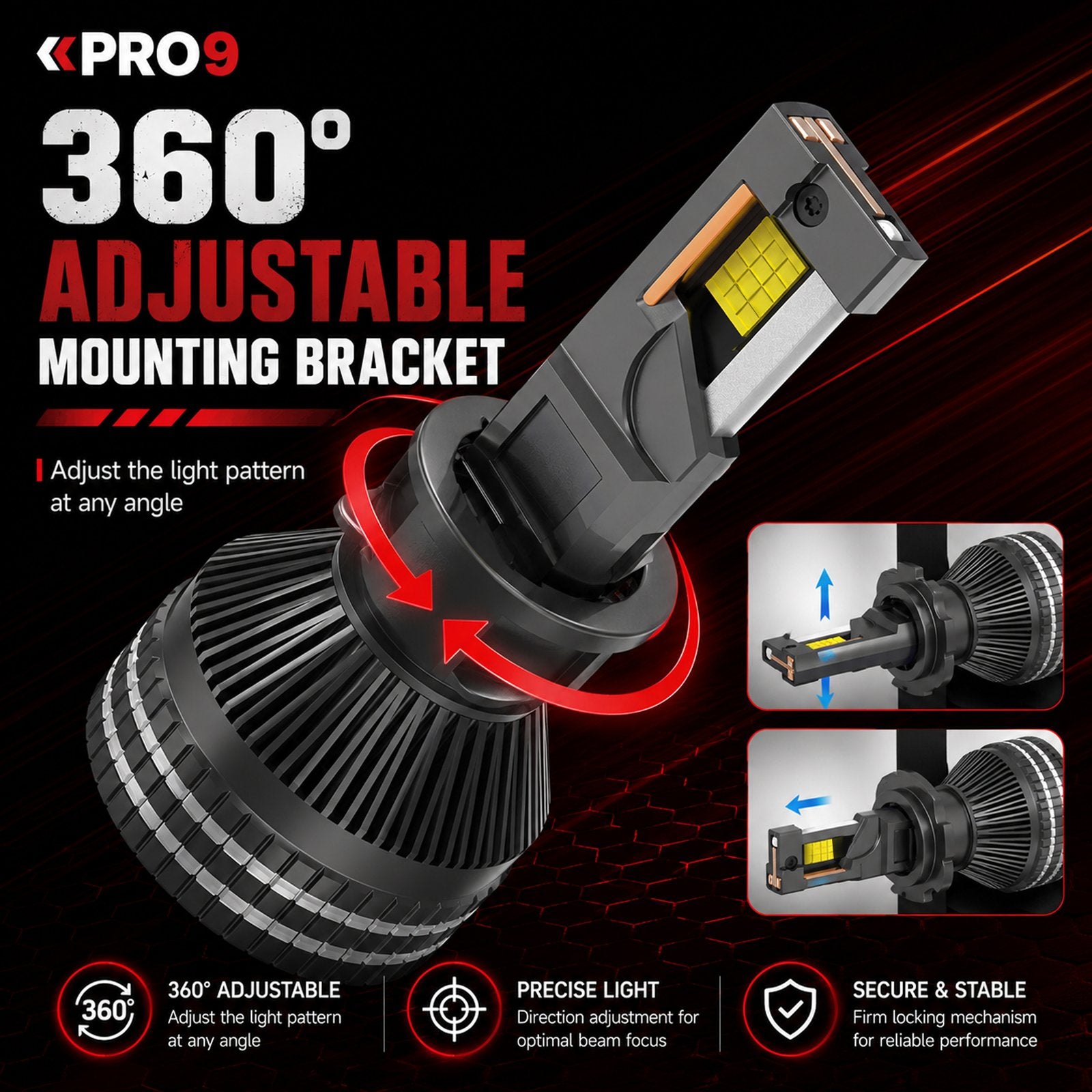 LED крушки PRO9 H1 130W 6000K 18000lm 12-24V