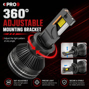 LED крушки PRO9 H1 130W 6000K 18000lm 12-24V